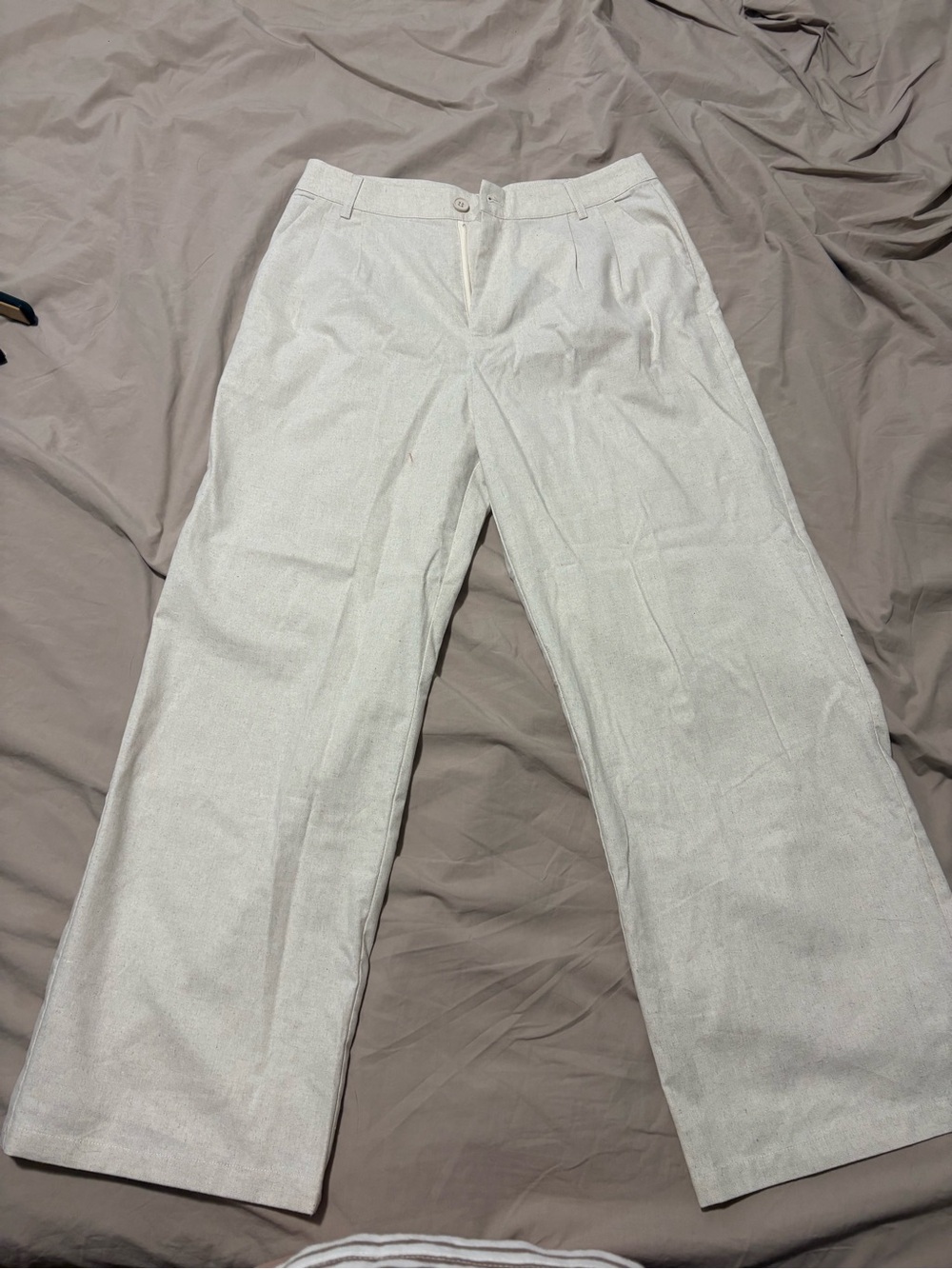 NWT Women's Wide-Leg Linen Pants